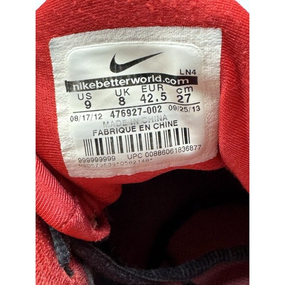 Size 9 - Nike Romaleos 2 Black Varsity Red - Picture 7 of 8